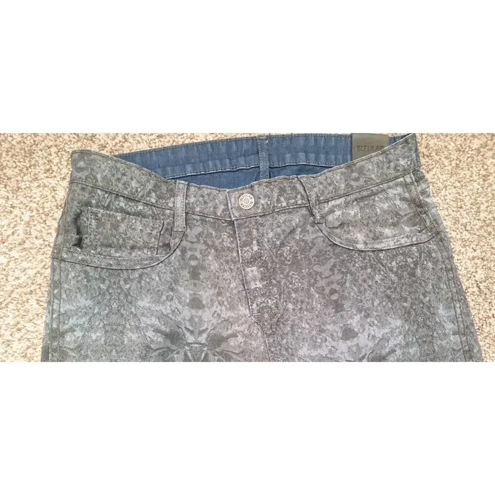 BLUELAB Womens Reversible Pants Gray Pattern/Blue Size 27 X 26 - Picture 2 of 14